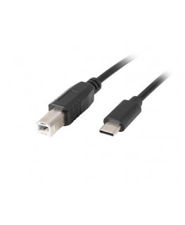 Lanberg CA-USBA-13CC-0030-BK USB-kaapeli USB 2.0 3 m USB B USB C musta