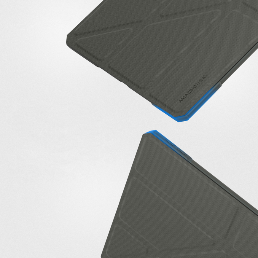 AmazingThing Titan Pro Folio Case for iPad Air M3 11" - Gray – 5