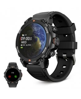 Ksix Explorer 3,63 cm (1.43") AMOLED Digitāls Skārienjūtīgais ekrāns Melns GPS