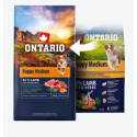 Barība kucēniem – Ontario Puppy Medium, Lamb and Brown Rice, 6,5 Barība kucēniem – Ontario Puppy Medium, Lamb and Brown Rice, 6,5