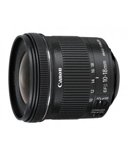 Canon EF-S 10-18mm f/4.5-5.6 IS STM + EW-73C + Lens Cloth SLR „Ultra“ platus objektyvas Juoda