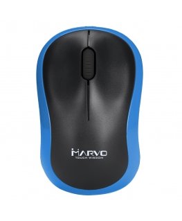 Marvo DWM100BL mouse Travel Ambidextrous RF Wireless Optical
