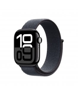 Apple Watch Series 10 OLED 42 mm Digitaalinen 374 x 446 pikseliä Kosketusnäyttö 4G musta Wi-Fi GPS (satelliitti)