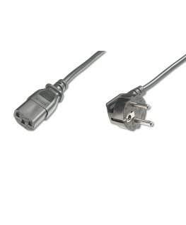 Digitus AK-440100-050-S maitinimo kabelis Juoda 5 m CEE7/7 IEC C13
