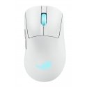 ASUS ROG Keris II Origin WHT kompiuterio pelė Žaidimams Dešinės rankos RF Wireless + Bluetooth + USB