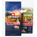 Barība kucēniem – Ontario Puppy and Junior Large, Chicken and Sw