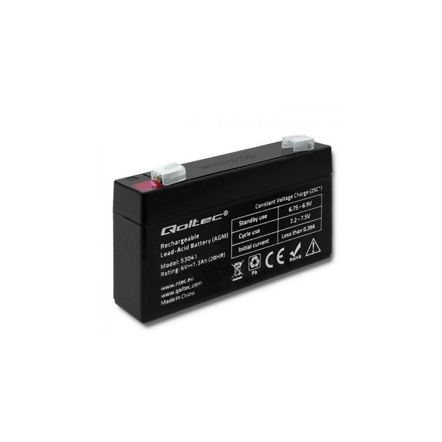 Qoltec 53041 automašīnas akumulators AGM (Absorbējošā