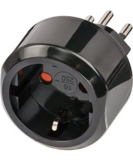 Brennenstuhl 1508642 maitinimo kištukų adapteris J tipas (CH) Juoda