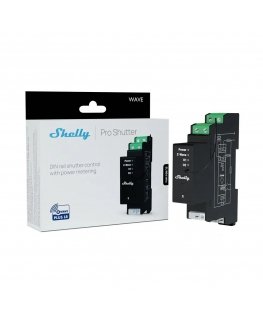 Inteliģents DIN sliedes kontrolieris Z-Wave SHELLY Wave Pro Shutter LR