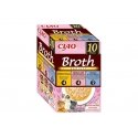 INABA CAT CIAO BROTH CHICKEN, SALMON, TUNA 10x40g INABA CAT CIAO BROTH CHICKEN, SALMON, TUNA 10x40g