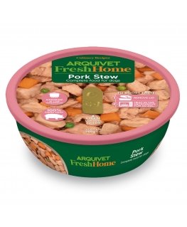 ARQUIVET Fresh Home Pork Stew - wet dog food - 280g