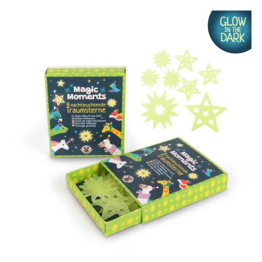 Trendhaus Magic Moments - Glow-in-the-Dark Stickers - Stars (8 pcs)