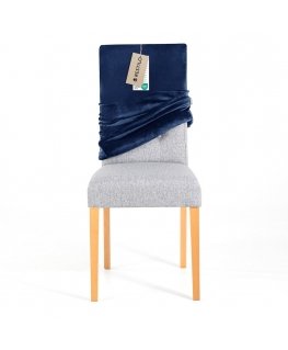 CLASSIC RESTILO sofa cover SENTO in indigo color, simple, classic style