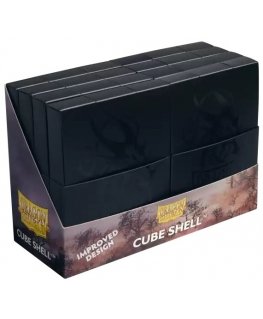 Dragon Shield Double Shell Deck Box - Shadow Juodas/Juodas