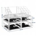 Storage Solutions Plastmasas uzglabāšanas grozi, 25 x 13,5 x 6 cm, 2 gab.