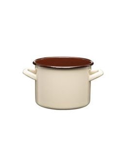 Altom Design Emaljoitu kattila 0,8 l dia. 14 cm k. 6,4 cm kerma