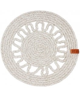 Boho Table Mat 35 cm Sand Color AMBITION