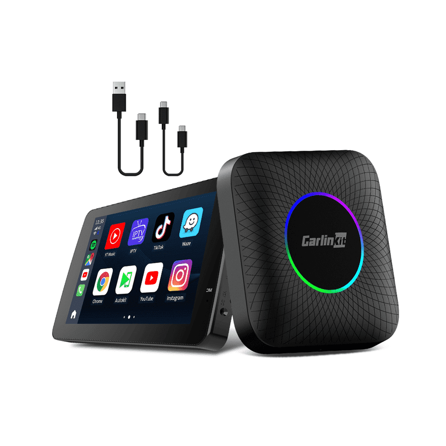 CARLINKIT Adapter Wireless AI Box Android 13 - 8GB+128GB originaalautode raadiotele vis CarPlay sinine – 2