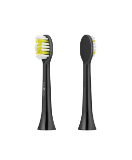TEESA SONIC Toothbrush Black Soft Brush Heads Set