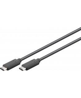Goobay USB 3.1 Gen 1 0.5 m USB-kaapeli USB 3.2 Gen 1 (3.1 Gen 1) 0,5 m USB C musta