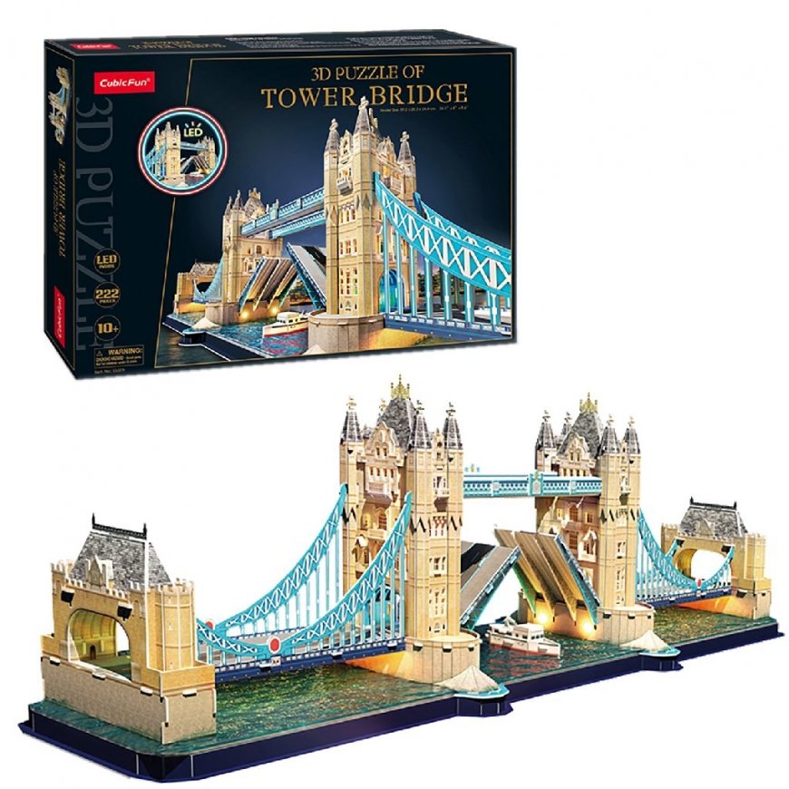CubicFun Tower Bridge 3D-palapeli 222 kpl Rakennukset – 2