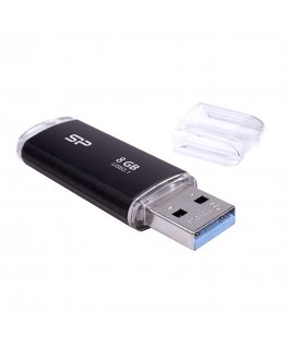 Silicon Power 8GB Blaze B02 USB zibatmiņa USB Type-A 3.2 Gen 1 (3.1 Gen 1) Melns