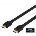 Deltaco 100005 HDMI kabelis 2 m HDMI A tipo (standartinis) Juoda