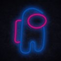Manta SNL27BLT Stila Neon Gaismas ASTRONAUTS