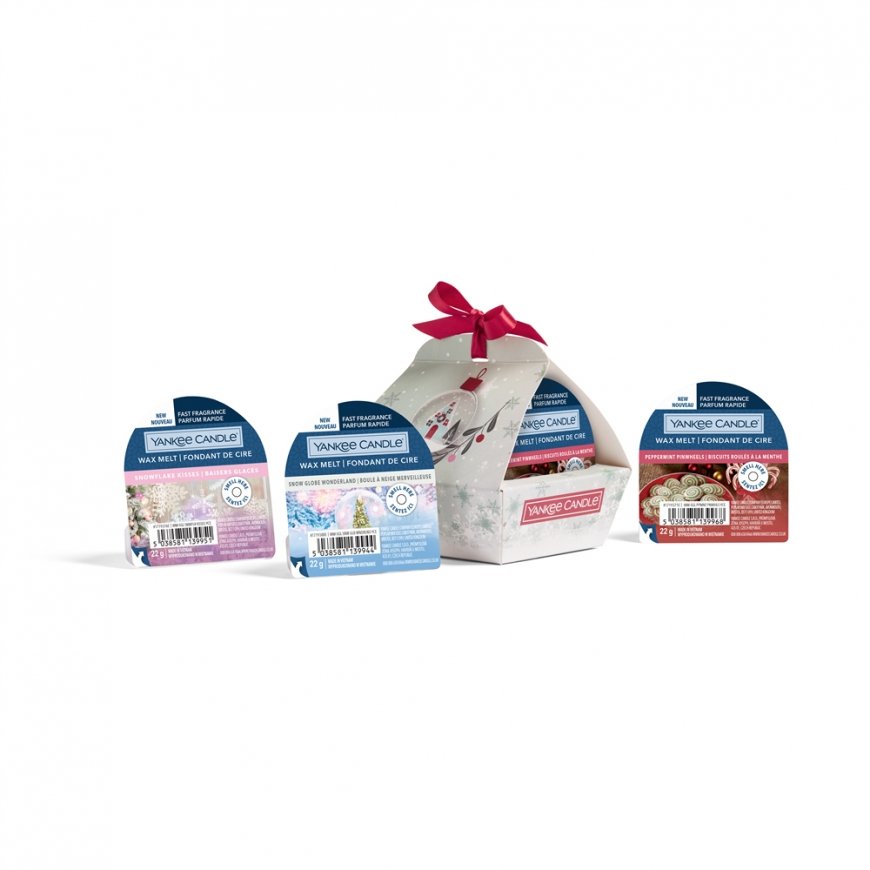 Yankee Candle Snow Globe Wonderland Wax Melts Gift Set vahaküünal Muu Mitmevärviline 3 tk