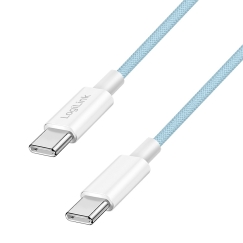 LogiLink CU0349 USB-kaabel USB 2.0 1,5 m USB C Sinine