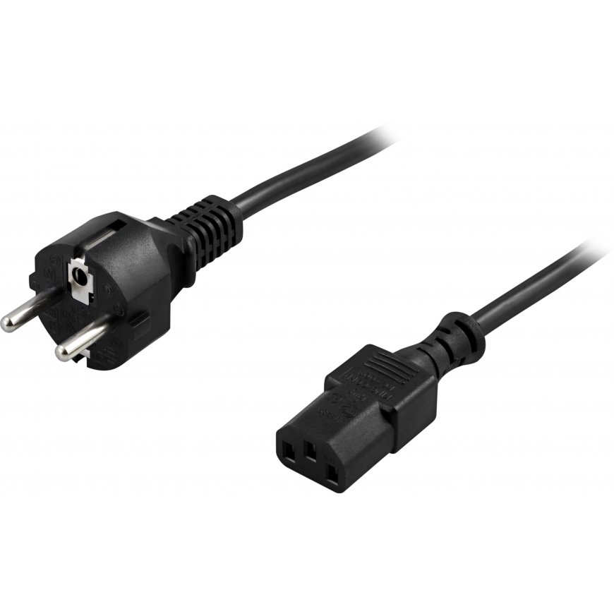 Deltaco DEL-109M elektrības kabelis Melns 2