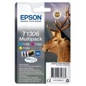 Epson Stag Monipakkaus, 3 väriä T1306 DURABrite Ultra -muste Epson Stag Monipakkaus, 3 väriä T1306 DURABrite Ultra -muste
