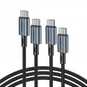 Choetech XCC-1014 USB kabelis USB 2.0 2 m USB C Juoda