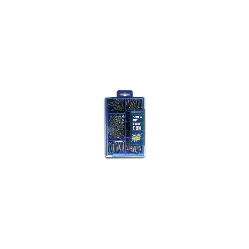 Velleman K/SC2 asennussarja Ruostumaton teräs Sinkittyä terästä