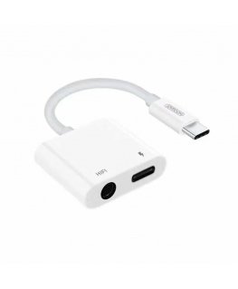 JOYROOM SH-C1 vaizdo kabelio adapteris C tipo USB USB Type-C + 3.5mm Balta
