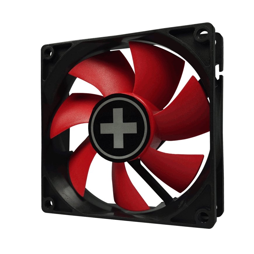 Xilence XPF80.R.PWM Computer case Fan 8 cm Black, Red