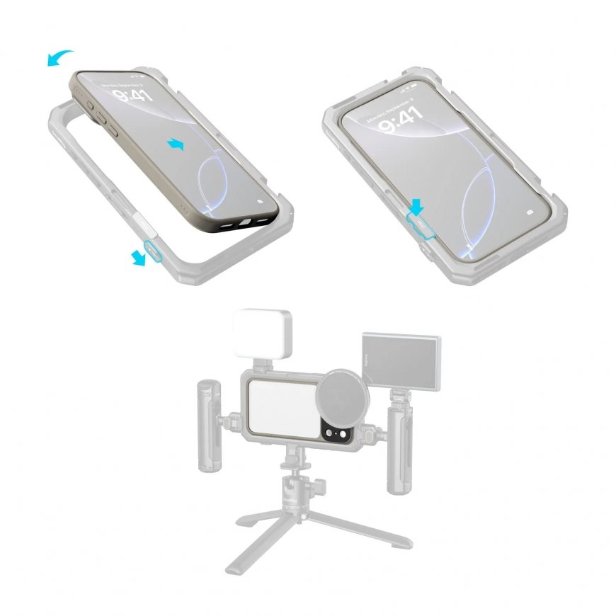 SmallRig FilMov mobile phone case 17.5 cm (6.9") Border Grey – 2