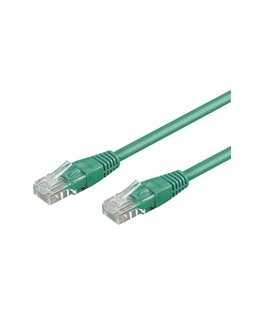 Goobay CAT 5-1500 UTP Green 15m verkkokaapeli Vihreä