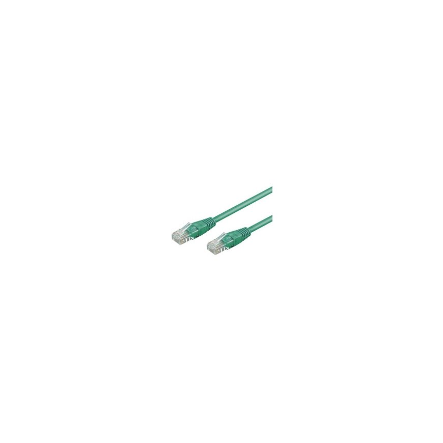 Goobay CAT 5-1500 UTP Green 15m tinklo kabelis Žalia