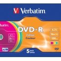 Verbatim DVD-R Colour 4,7 GB 5 шт Verbatim DVD-R Colour 4,7 GB 5 шт
