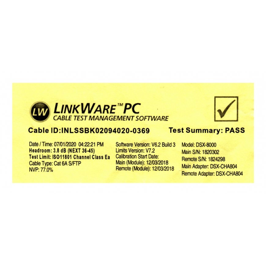 InLine 76811R tinklo kabelis Raudona 1 m Cat6a S/FTP (S-STP) – 2