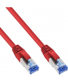 InLine 76850R verkkokaapeli Punainen 0,5 m Cat6a S/FTP (S-STP)