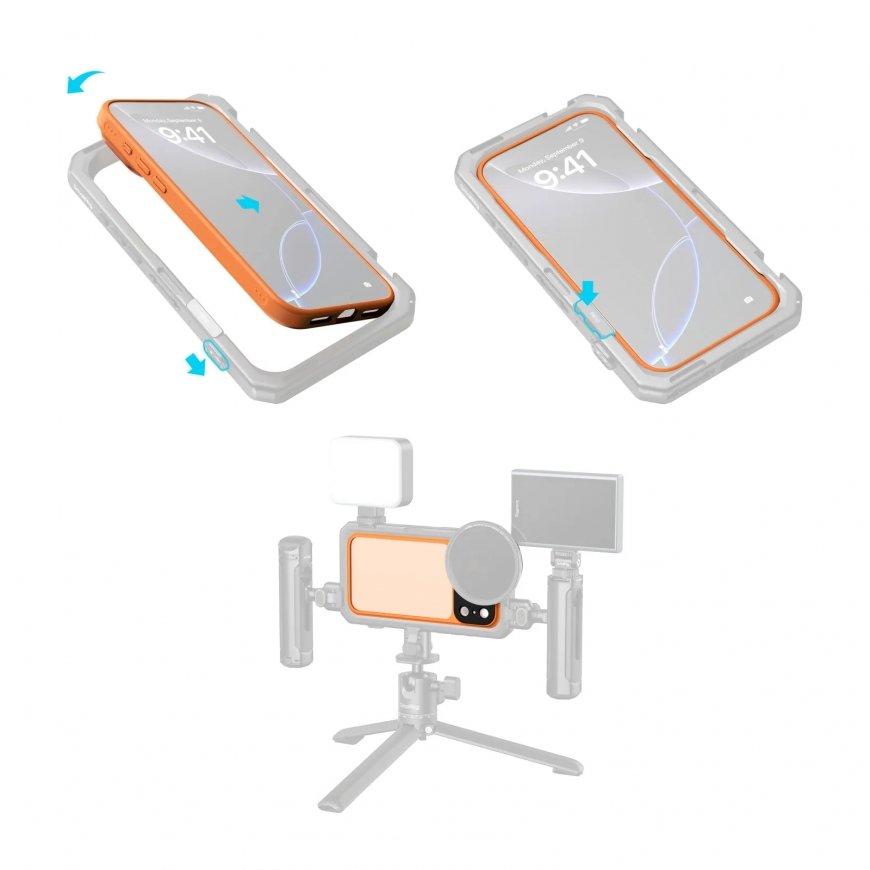 SmallRig FilMov mobiiltelefoni ümbris 17,5 cm (6.9") Piir Oranž – 2