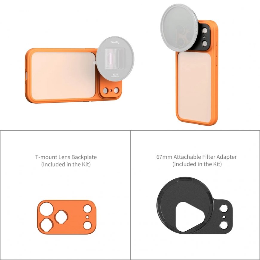 SmallRig FilMov mobiiltelefoni ümbris 17,5 cm (6.9") Piir Oranž – 3