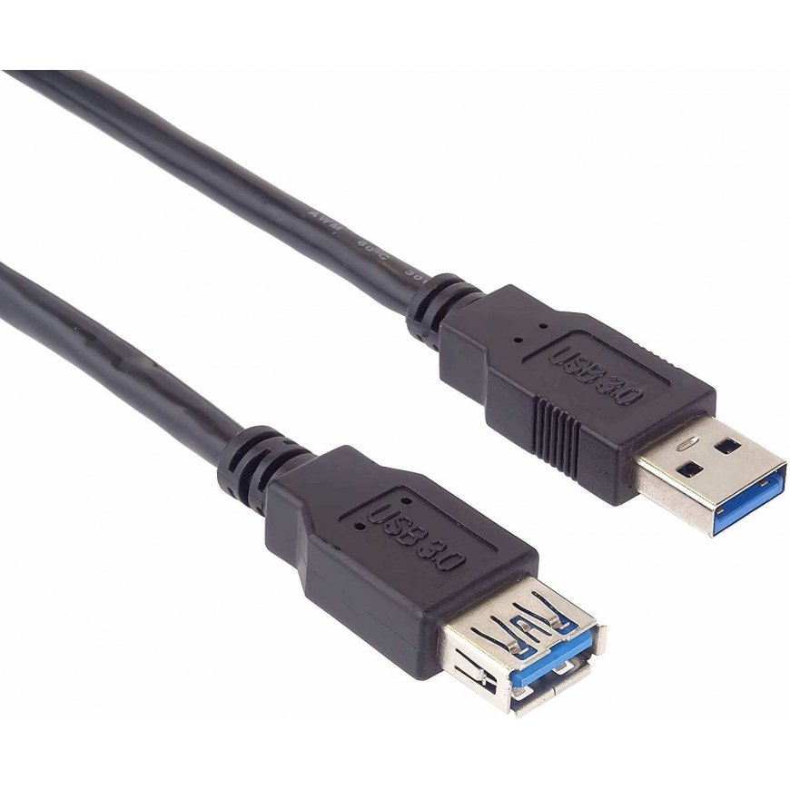 PremiumCord KU3PAA05BK USB kabelis USB 3.2 Gen 1 (3.1 Gen 1) 0,5 m USB A Juoda