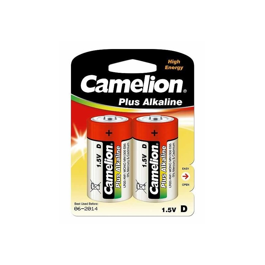 Camelion LR20-BP2 Vienkartinė baterija D Šarminis