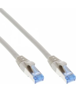 InLine 4043718088621 tīkla kabelis Pelēks 1 m Cat6a S/FTP (S-STP)
