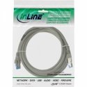InLine Patch Cable S/FTP PiMF Cat.6A halogen free 500MHz grey 1m