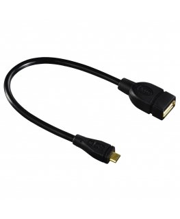 Hama 173892 USB кабель USB 2.0 0,15 m Micro-USB B USB A Черный