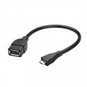 Hama 173892 USB-kaapeli USB 2.0 0,15 m Micro-USB B USB A musta Hama 173892 USB-kaapeli USB 2.0 0,15 m Micro-USB B USB A musta